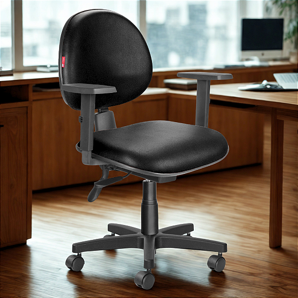 Cadeira Ergonômica Giratória para Escritório Executiva Braços Reguláveis Cadeira Brasil Ravan RVE01