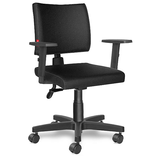 Cadeira Ergonômica Giratória para Escritório Executiva Braços Regulável Cadeira Brasil Ideale CB 3016 FTS PTE