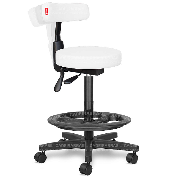 Cadeira Mocho Ergonômico CB 1544 Slim para Maca Estética, Fisioterapia, Odontologia Cadeira Brasil