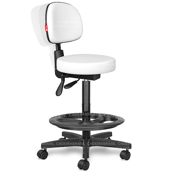 Cadeira Mocho Ergonômico Secretária CB 1634 para Maca, Estética, Fisioterapia, Odontologia Cadeira Brasil