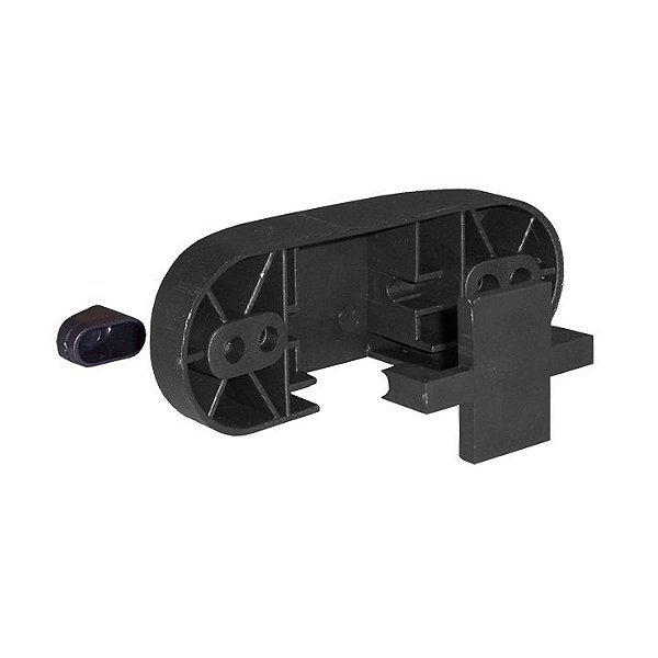 Kit Canoa para Encosto de Cadeira de Escritório Preta Com Parafusos