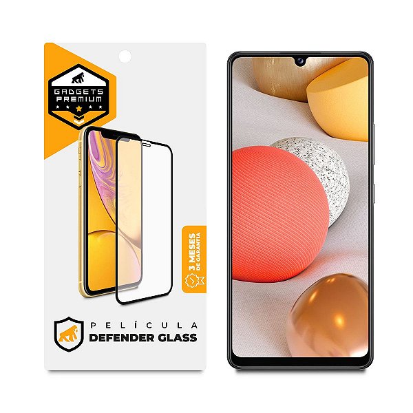 Película para Samsung Galaxy A42 5G - Defender Glass Preta - Gshield