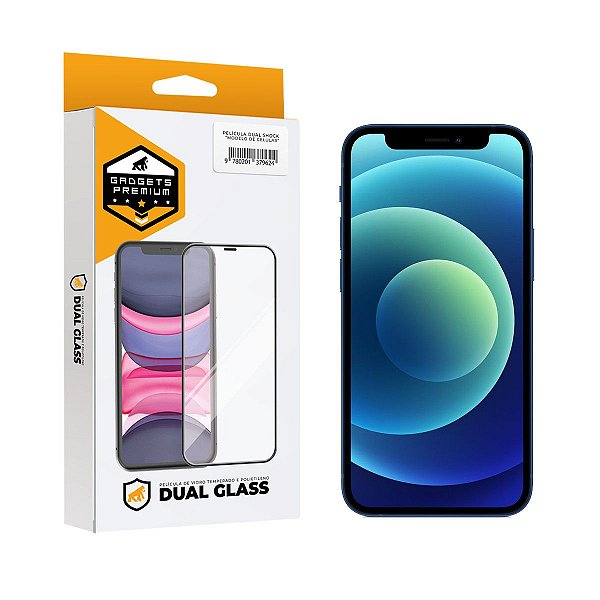 Película para iPhone 12 Mini - Dual Glass Preta - Gshield