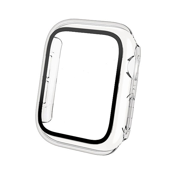 Case para Apple Watch 44MM - Armor - acompanha película integrada na case - Transparente - Gshield