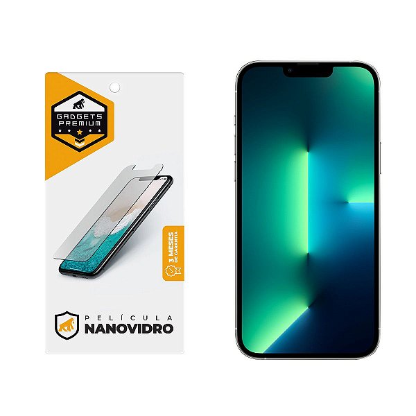 Película para iPhone 13 Pro Max - Nano Vidro - Gshield - Gshield - Capas  para celular, Películas, Cabos e muito mais