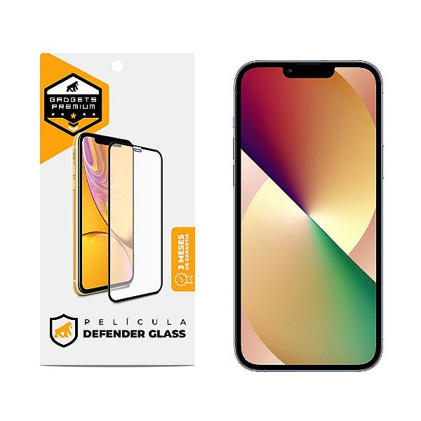 Película para iPhone 13 Pro - Defender Glass Preta - Gshield