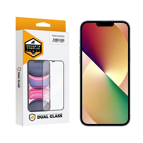 Película para iPhone 15 Pro Max - Dual Glass Preta - Gshield