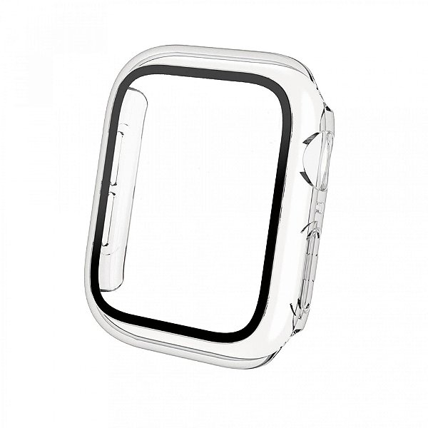 Case para Apple Watch 45MM (Series 7) - Armor - acompanha película integrada na case - Transparente - Gshield