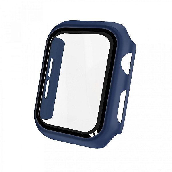 Case para Apple Watch 41MM (Series 7) - Armor - acompanha película integrada na case - Azul Navy - Gshield
