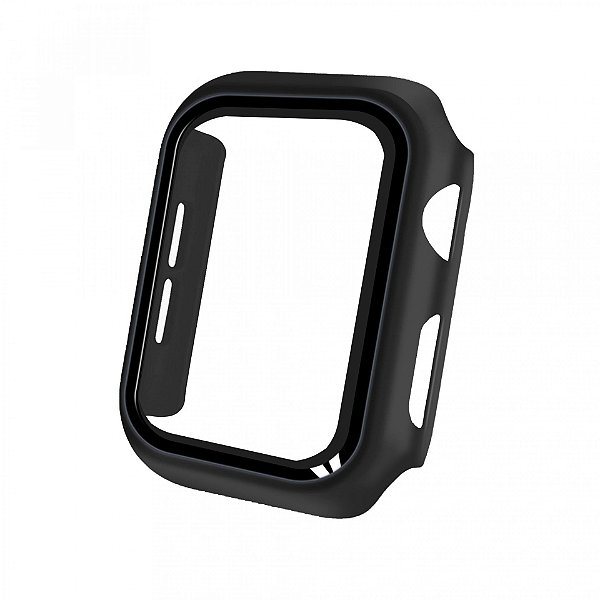 Case para Apple Watch 41MM (Series 7) - Armor - acompanha película integrada na case - Preta - Gshield