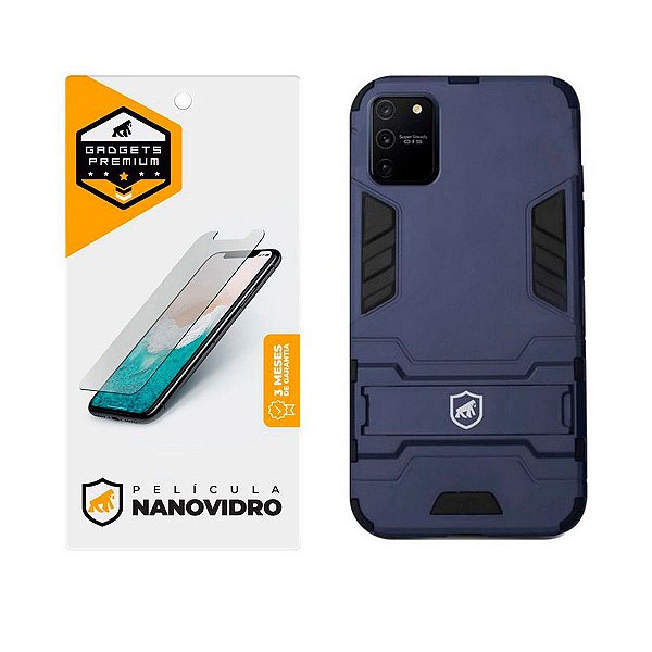 Kit Capa Armor e Pelicula Nano Vidro Samsung Galaxy S10 Lite - Gshield