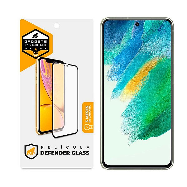 Película para Samsung Galaxy S21 FE - Defender Glass Preta - Gshield