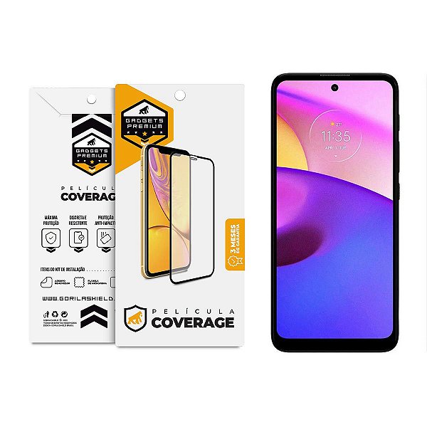 Película para Motorola Moto E30 / E40 - Coverage 5D Pro Preta - Gshield