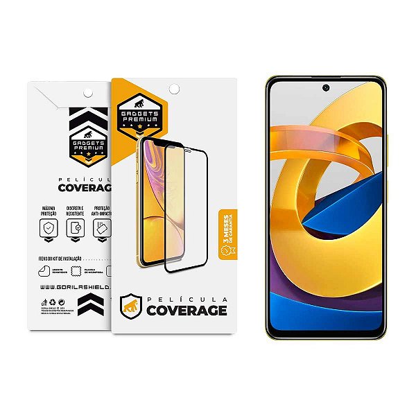 Película para Xiaomi Poco M4 Pro 5G - Coverage 5D Pro Preta - Gshield