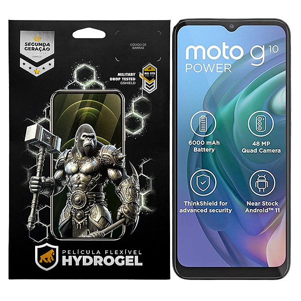 Película para Motorola Moto G10 Power - Hydrogel Fosca - Gshield