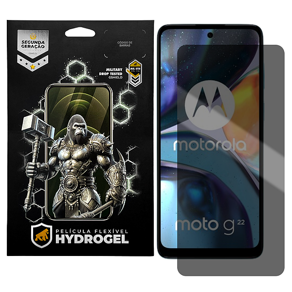 Película para Motorola Moto G22 - Privacidade Hydrogel - Gshield