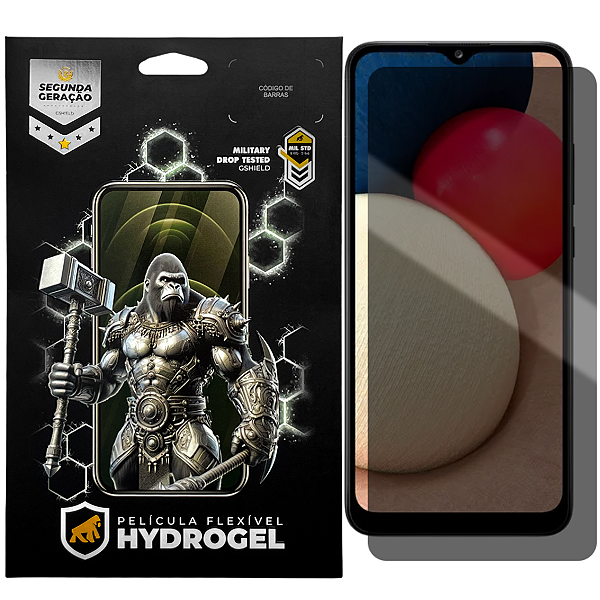 Película para Samsung Galaxy A02s - Privacidade Hydrogel - Gshield