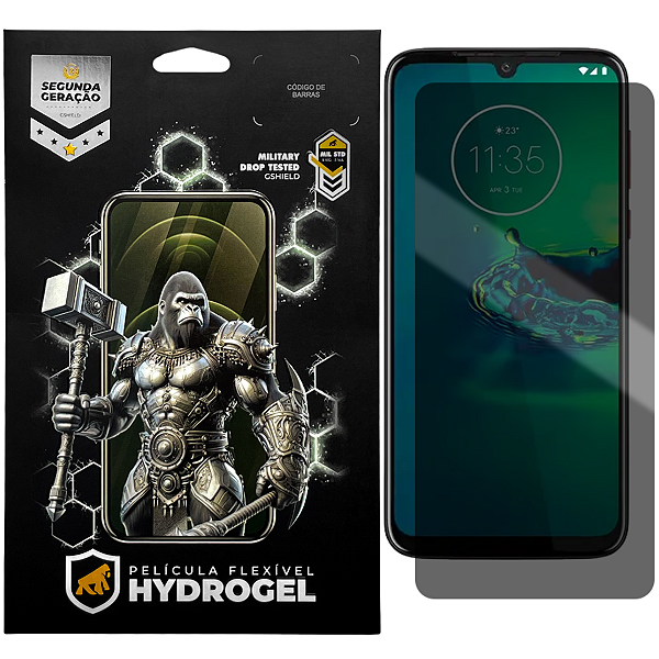 Película para Motorola Moto G8 Plus - Privacidade Hydrogel - Gshield