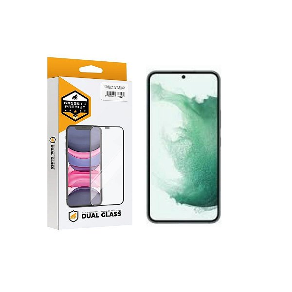 Película para Samsung Galaxy S22 Plus - Dual Glass Preta - Gshield