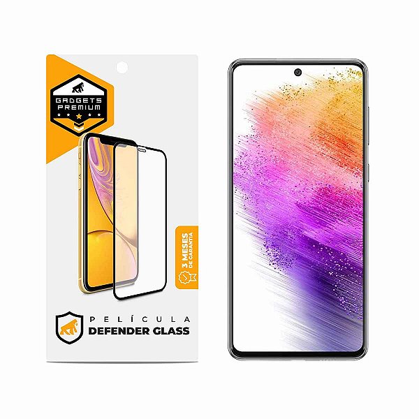 Película para Samsung Galaxy A73 5G - Defender Glass Preta - Gshield