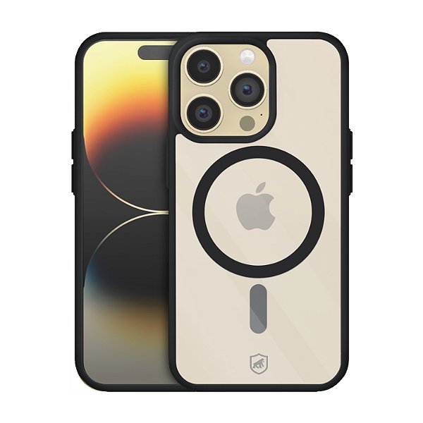 Capa MagSafe para iPhone 14 Pro - Preta - Gshield