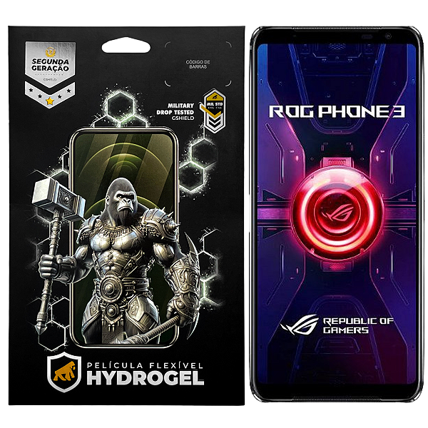 Película para Asus Rog Phone 3 - Hydrogel Gamer Fosca - Gshield