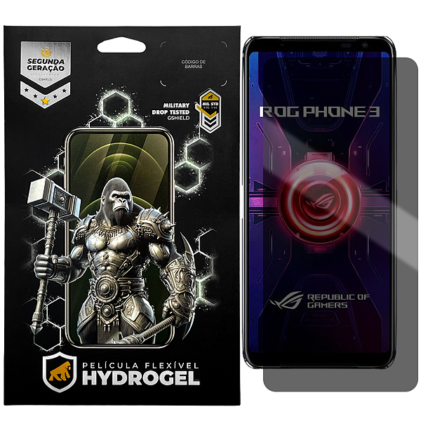 Película para Asus Rog Phone 3 - Privacidade Hydrogel - Gshield