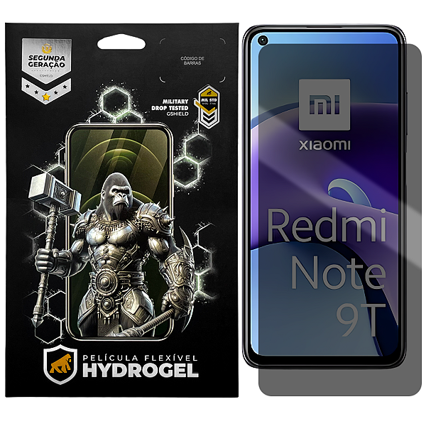 Película para Xiaomi Redmi Note 9T - Privacidade Hydrogel - Gshield