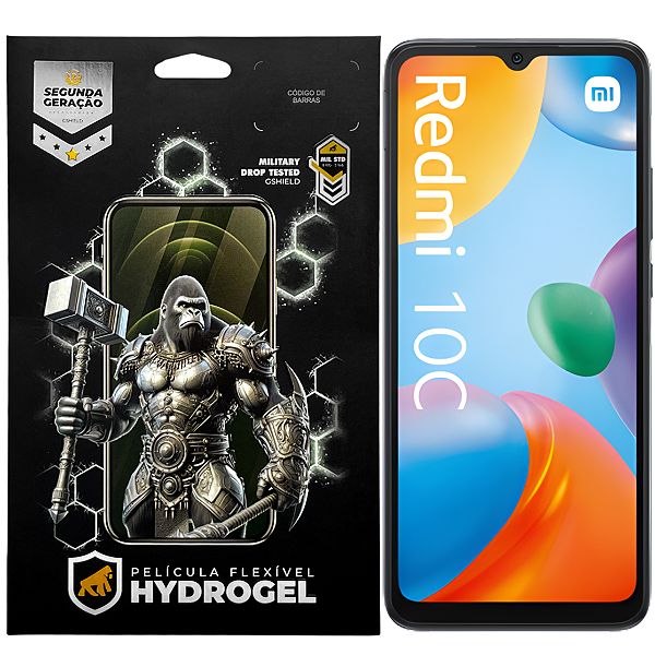 Película para Xiaomi Redmi 10C - Hydrogel Gamer Fosca - Gshield