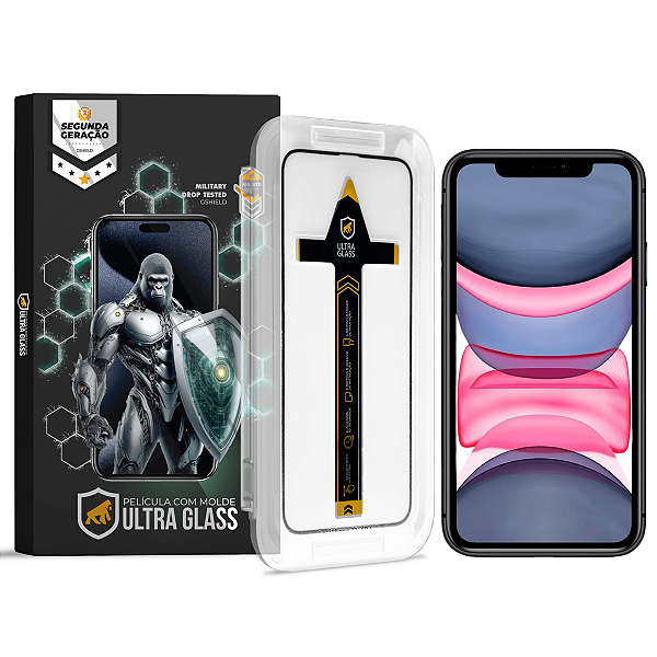 Película para iPhone 11 - Ultra Glass - Preta - Gshield