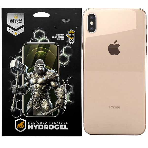 Película para iPhone XS Max - Traseira Hydrogel HD - Gshield