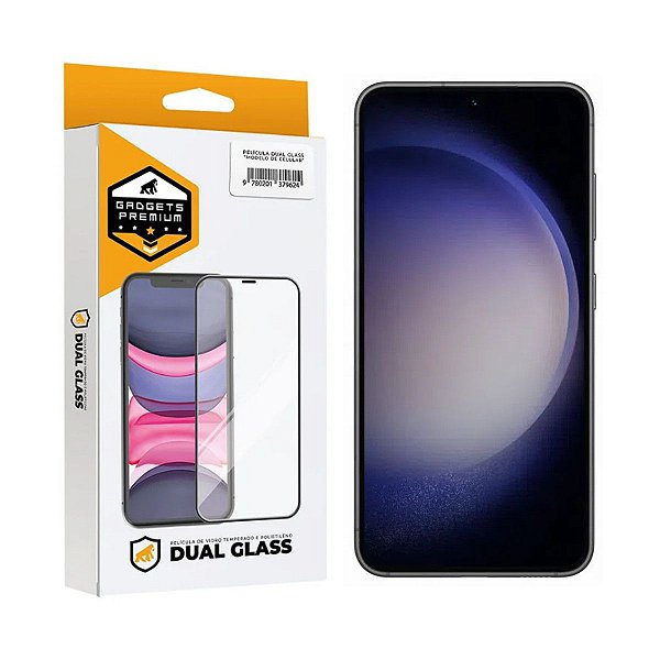 Película para Samsung Galaxy S23 Plus - Dual Glass Preta - Gshield