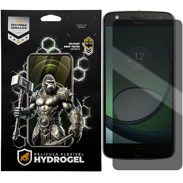 Película para Moto Z Play - Privacidade Hydrogel - Gshield