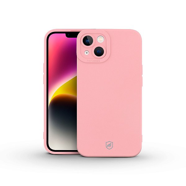 Capa para iPhone 14 - Rosa - Silicon Cloud - Gshield - Gshield - Capas para  celular, Películas, Cabos e muito mais