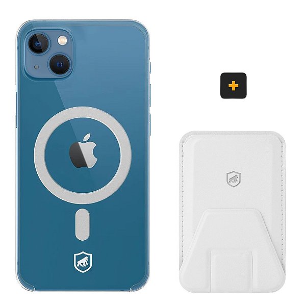 Kit Magsafe - Capa e Carteira com Kickstand para iPhone 13 - Gshield
