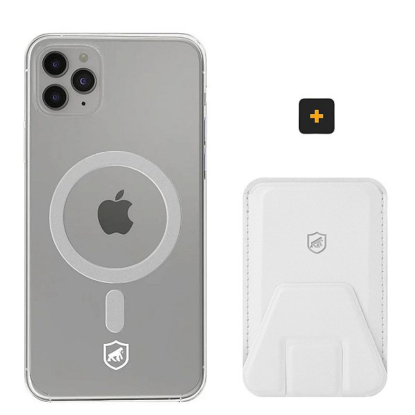 Kit Magsafe - Capa e Carteira com Kickstand para iPhone 11 Pro Max - Gshield