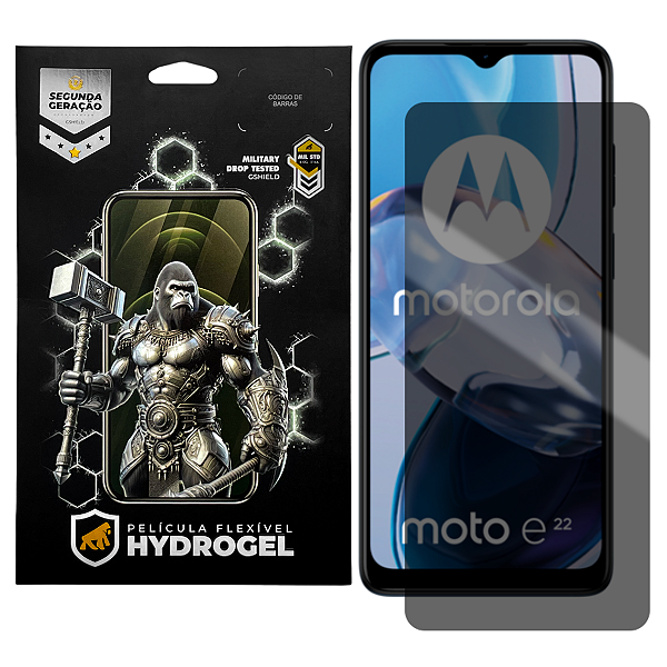 Película para Motorola Moto E22 - Privacidade Hydrogel - Gshield