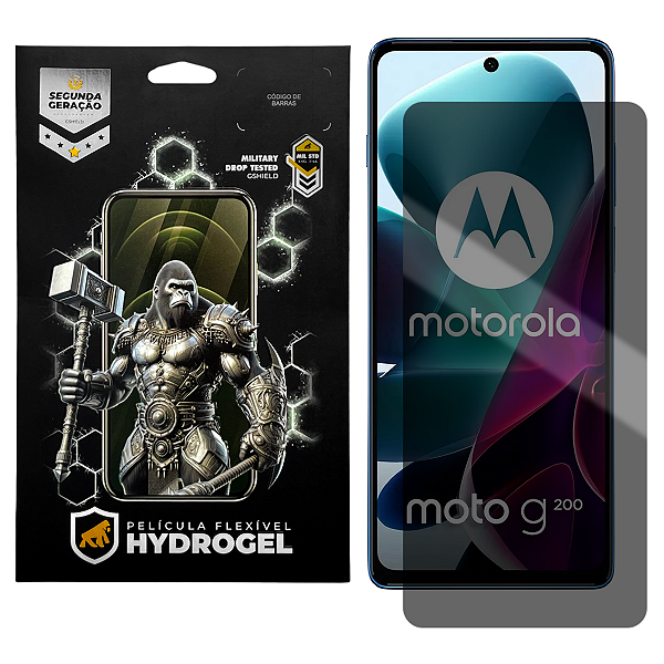 Película para Motorola Moto G200 5G - Privacidade Hydrogel - Gshield