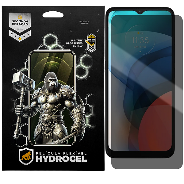 Película para Motorola Moto E7 - Privacidade Hydrogel - Gshield