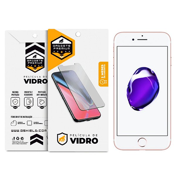 Película para iPhone 7 Plus e 8 Plus - Vidro Dupla - Gshield