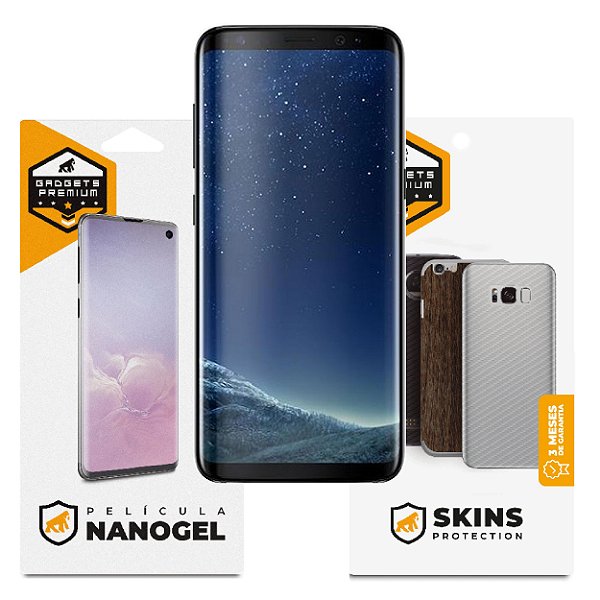 Película Nano Gel e Fibra de Carbono para Galaxy S8 - Gshield - Capas para  celular, Películas, Cabos e muito mais