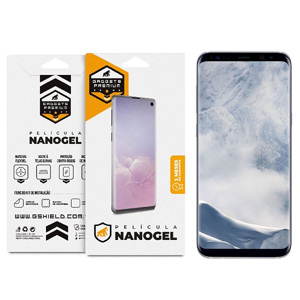 Película para Samsung Galaxy S8 Plus - Nano Gel Dupla - Gshield