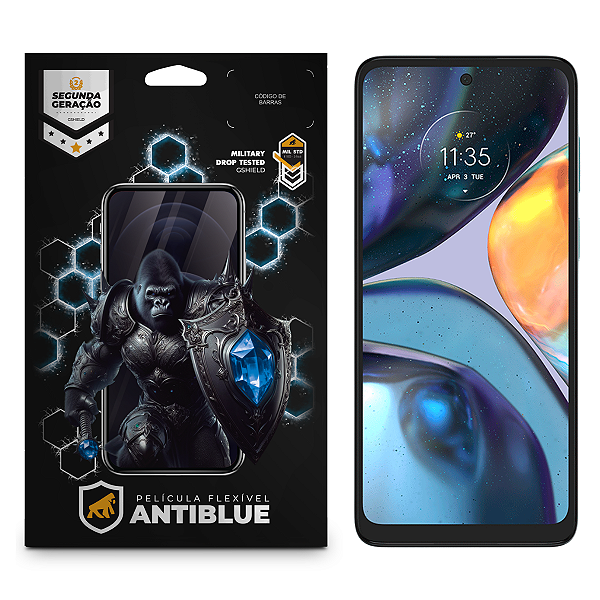 Película para Motorola Moto G22 - AntiBlue - Gshield