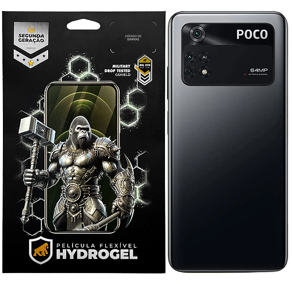 Película para Xiaomi Poco M4 Pro - Traseira Hydrogel HD- Gshield