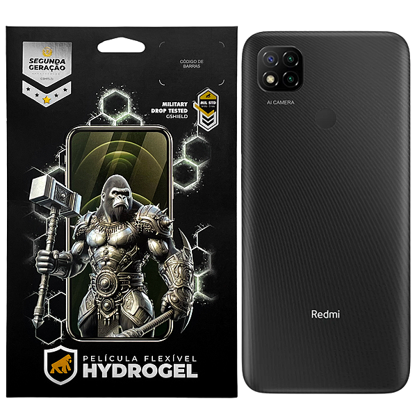 Película para Xiaomi Redmi 9C - Traseira Hydrogel HD- Gshield