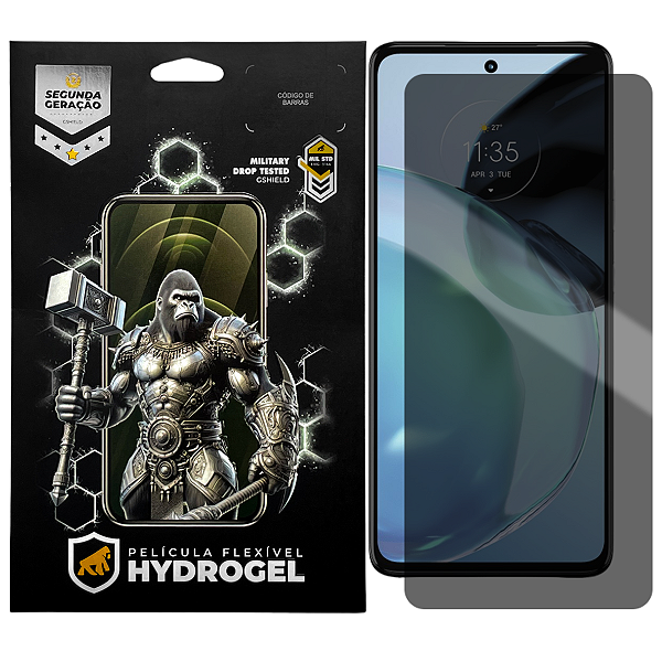 Película para Motorola Moto G72 - Privacidade Hydrogel - Gshield