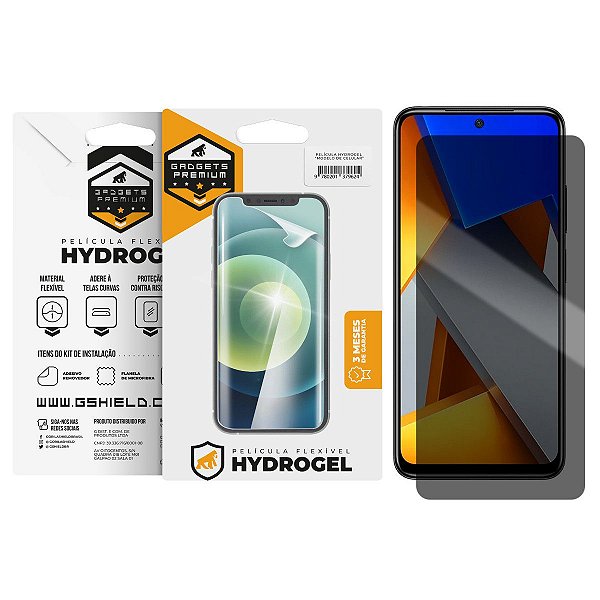 Película para Xiaomi Poco M4 Pro - Privacidade Hydrogel - Gshield