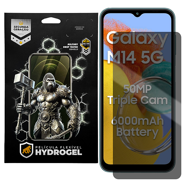 Película para Samsung Galaxy M14 5G - Privacidade Hydrogel - Gshield