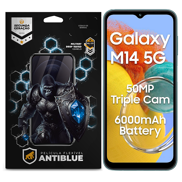 Película para Samsung Galaxy M14 5G - AntiBlue - Gshield