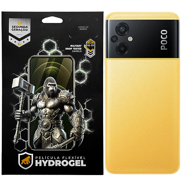 Película para Xiaomi Poco M5 - Traseira Hydrogel HD- Gshield